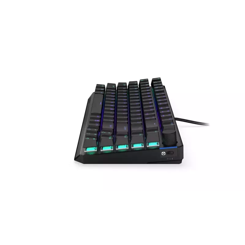 Teclado mecánico inalámbrico ENDORFY Thock 75% Red RGB LED negro