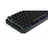 Teclado mecánico inalámbrico ENDORFY Thock 75% Red RGB LED negro