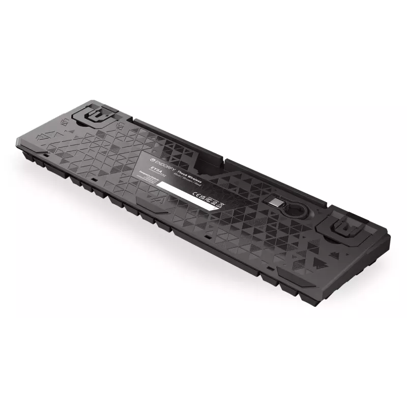 Teclado gaming ENDORFY Thock RF inalámbrico USB mecánico RGB negro