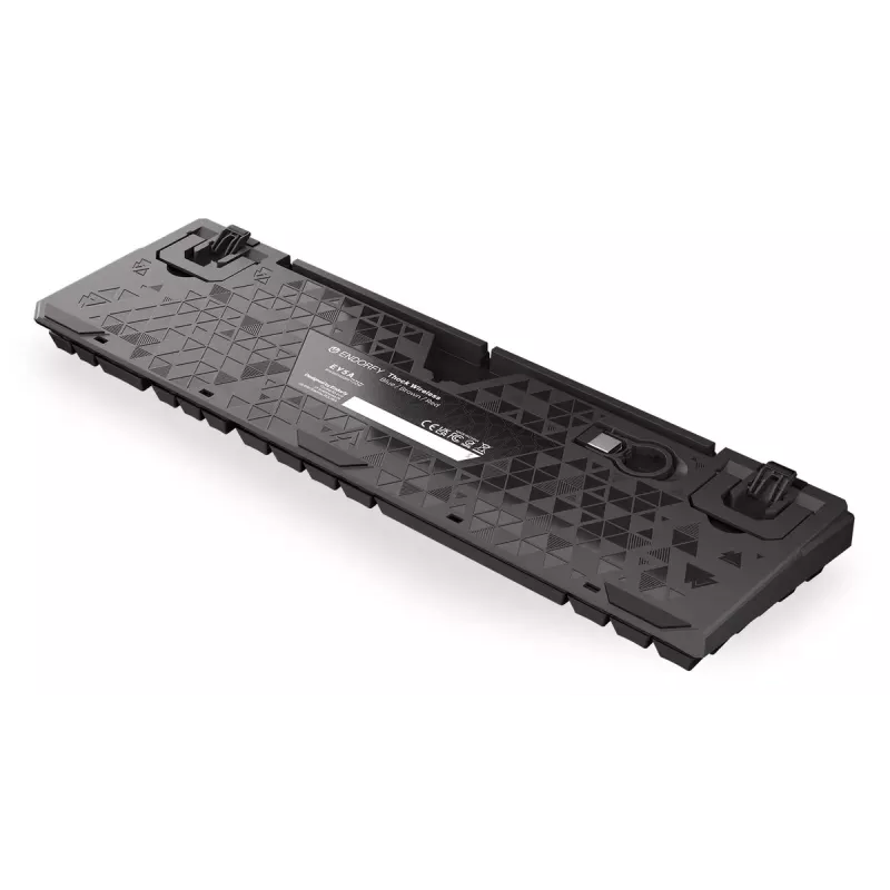 Teclado gaming ENDORFY Thock RF inalámbrico USB mecánico RGB negro