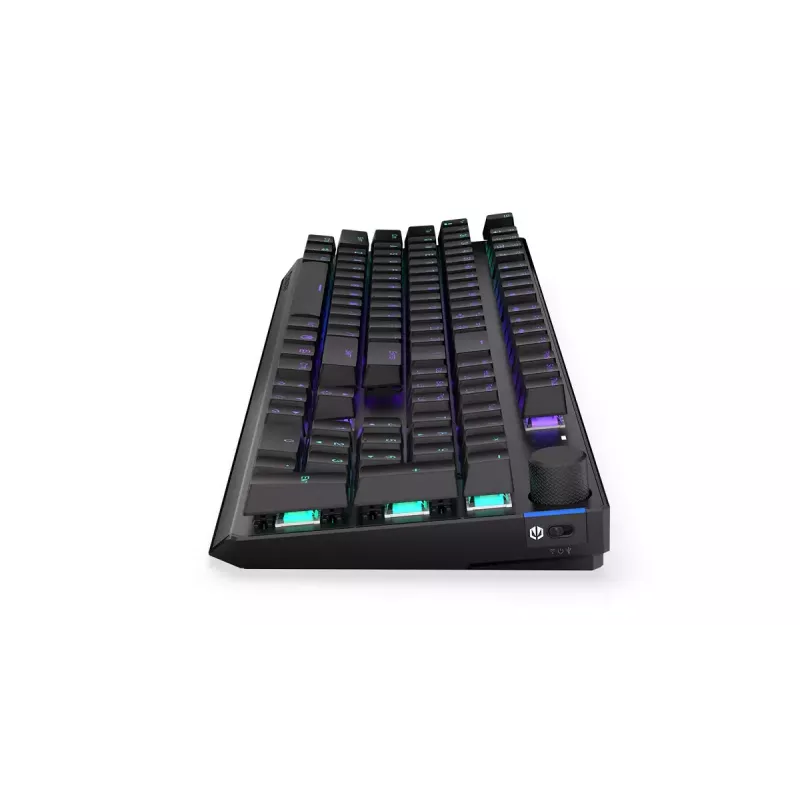 Teclado gaming ENDORFY Thock RF inalámbrico USB mecánico RGB negro