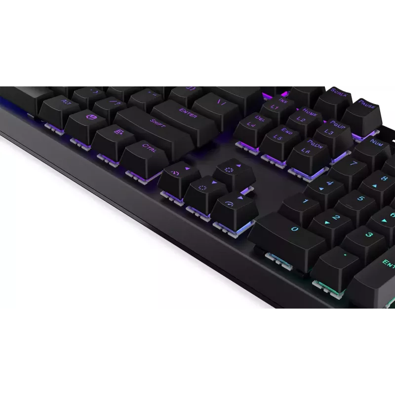 Teclado gaming ENDORFY Thock RF inalámbrico USB mecánico RGB negro