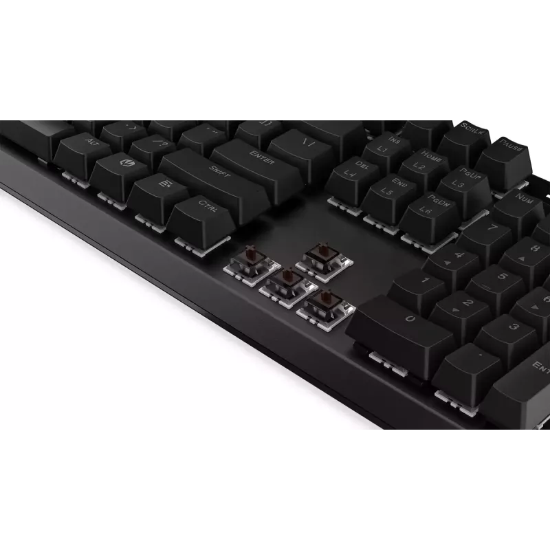 Teclado gaming ENDORFY Thock RF inalámbrico USB mecánico RGB negro