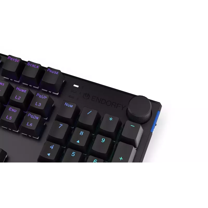 Teclado gaming ENDORFY Thock RF inalámbrico USB mecánico RGB negro