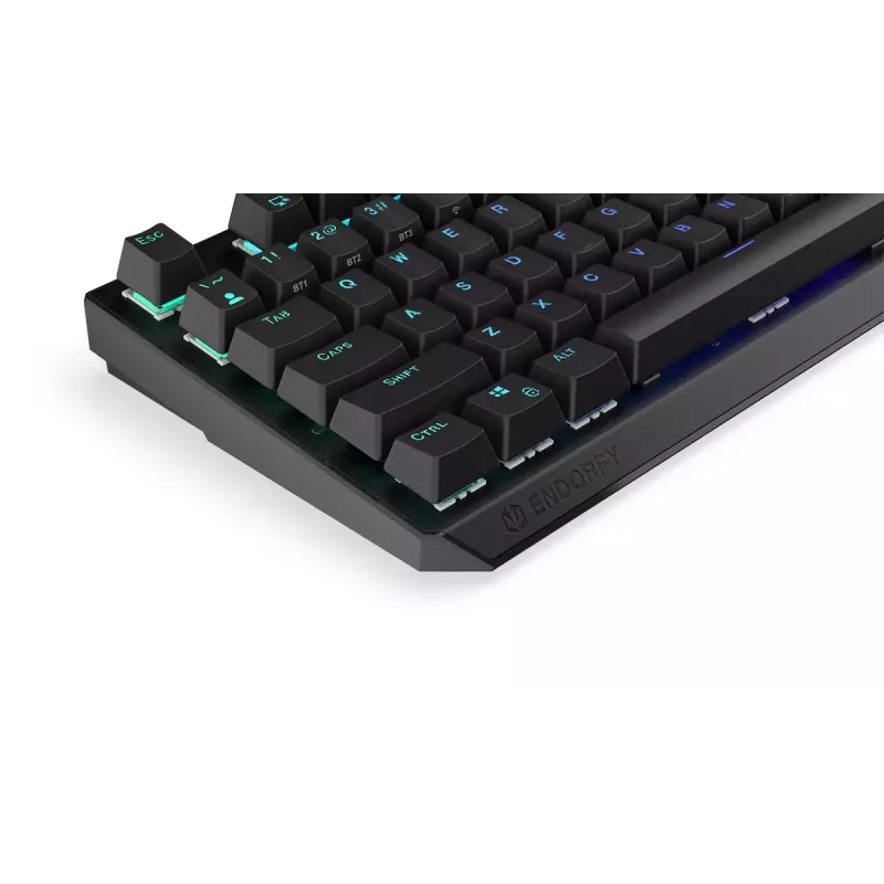 Teclado gaming ENDORFY Thock RF inalámbrico USB mecánico RGB negro