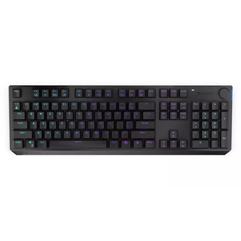 Teclado gaming ENDORFY Thock RF inalámbrico USB mecánico RGB negro