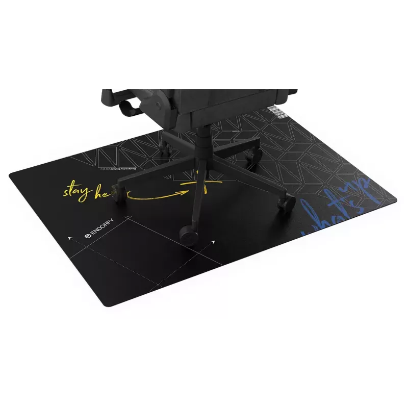 Alfombrilla protectora de suelo ENDORFY FP120R rectangular PVC 1200×900×2,2 mm negra