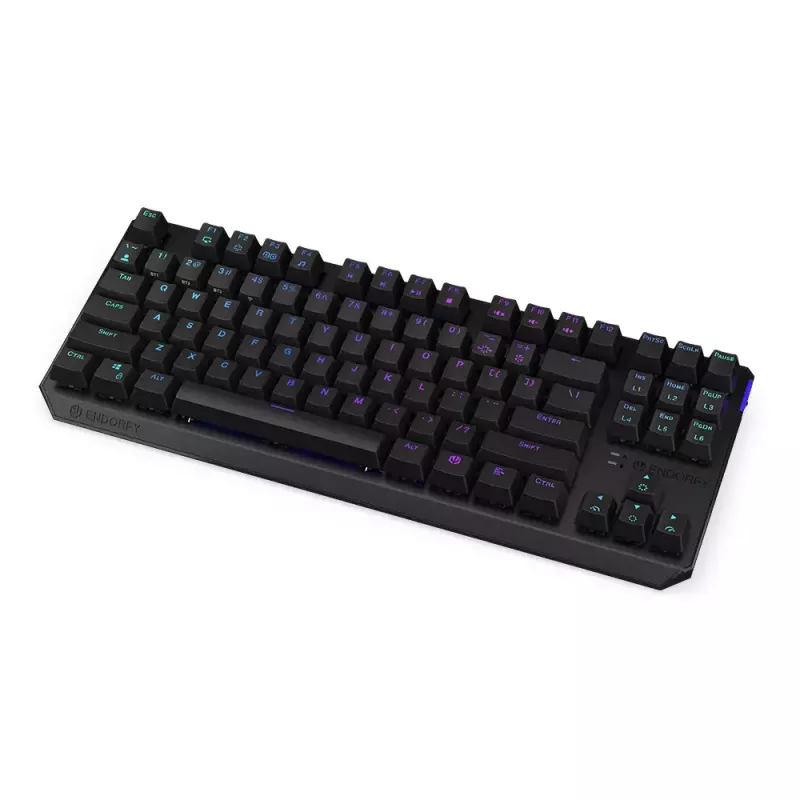 Teclado ENDORFY Thock TKL inalámbrico Red mecánico RGB LED 87 teclas