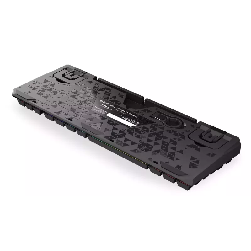 Teclado ENDORFY Thock TKL inalámbrico negro mecánico RGB LED 87 teclas