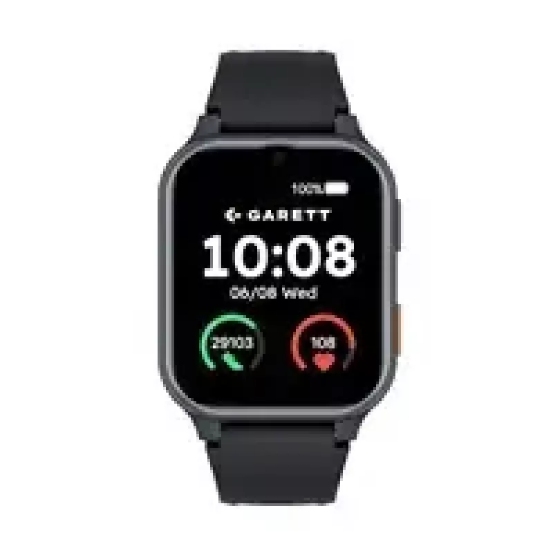 Smartwatch Garett Vita 4G negra – smartwatch para mayores, medidor de frecuencia cardíaca, GPS, podómetro, sumergible