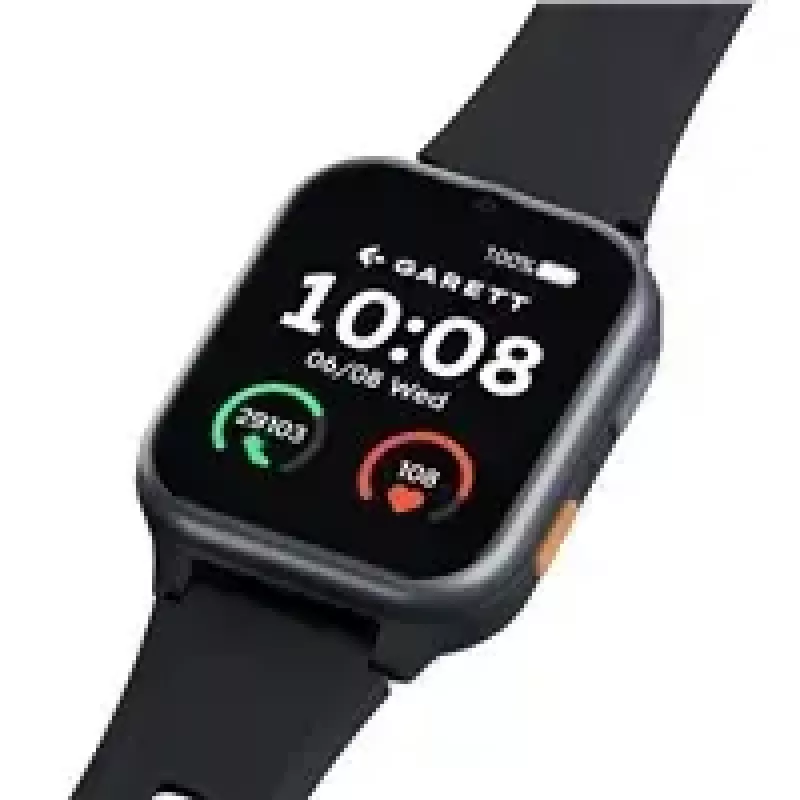 Smartwatch Garett Vita 4G negra – smartwatch para mayores, medidor de frecuencia cardíaca, GPS, podómetro, sumergible