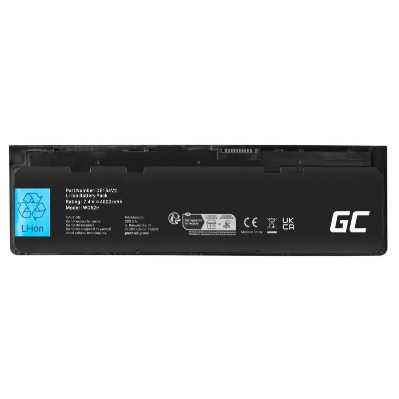 Batería Green Cell DE154V2 para DELL Latitude E7240 E7250