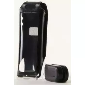 Funda de piel Soryt para Aastra 610d/612d con clip giratorio