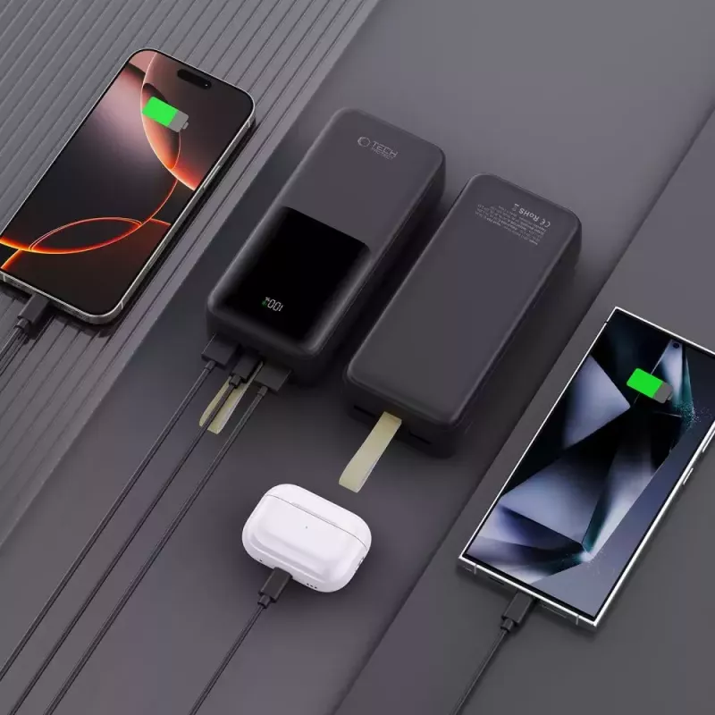 Batería externa portátil TECH-PROTECT PB03 30000mAh