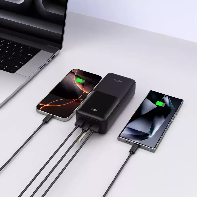 Batería externa portátil TECH-PROTECT PB03 30000mAh