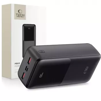 Batería externa portátil TECH-PROTECT PB03 30000mAh