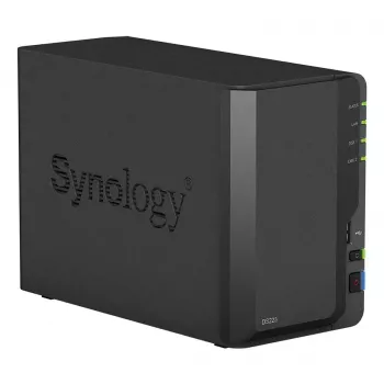 Synology DiskStation DS223 NAS de 2 bahías pack con 2x 6TB HAT3300 (12TB)