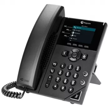 Teléfono IP Poly 250 negro 4 líneas LCD 2200-48820-025