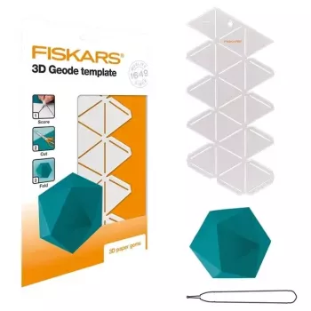 Plantilla de siluetas Fiskars 1059566 blanca de plástico para adultos y niños