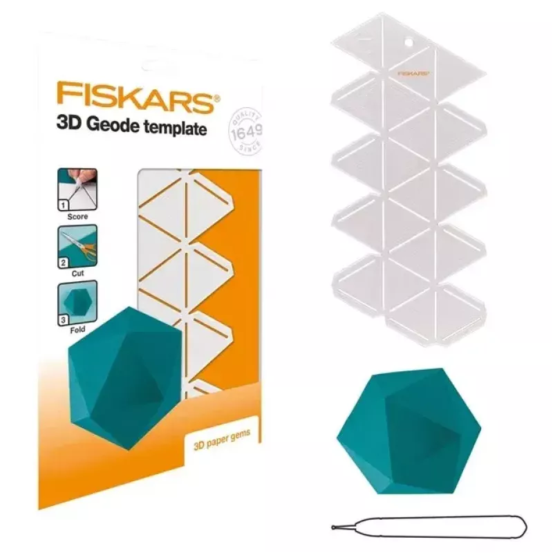 Plantilla de siluetas Fiskars 1059566 blanca de plástico para adultos y niños
