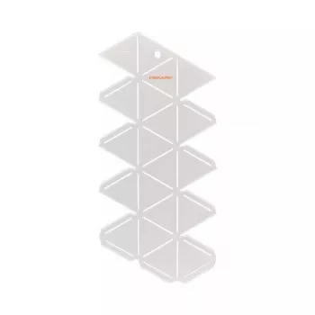 Plantilla de siluetas Fiskars 1059566 blanca de plástico para adultos y niños