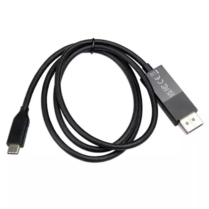 Adaptador de cable USB Type-C 3.2 Gen 1 DisplayPort negro V7 V7UCDP-2M
