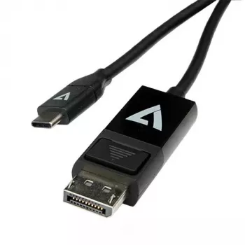 Adaptador de cable USB Type-C 3.2 Gen 1 DisplayPort negro V7 V7UCDP-2M