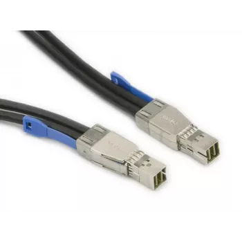 Cable MiniSAS-HD externo Supermicro CBL-SAST-0573, 1 m, MiniSAS–MiniSAS, negro