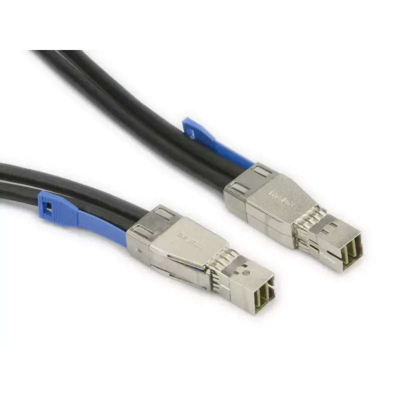 Cable MiniSAS-HD externo Supermicro CBL-SAST-0573, 1 m, MiniSAS–MiniSAS, negro