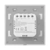 Interruptor táctil inteligente de pared Sonoff WiFi TX T5 2C, 2 canales, paneles táctiles para dos circuitos