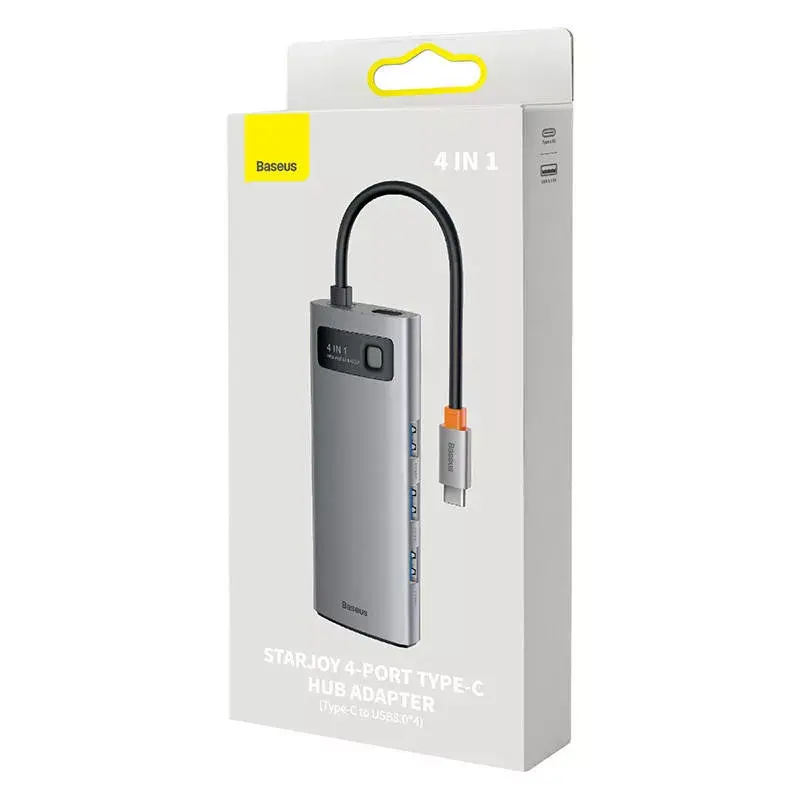 Hub USB-C a 4x USB 3.0 Baseus WKWG070013 — USB-C a cuatro puertos USB-A 3.0
