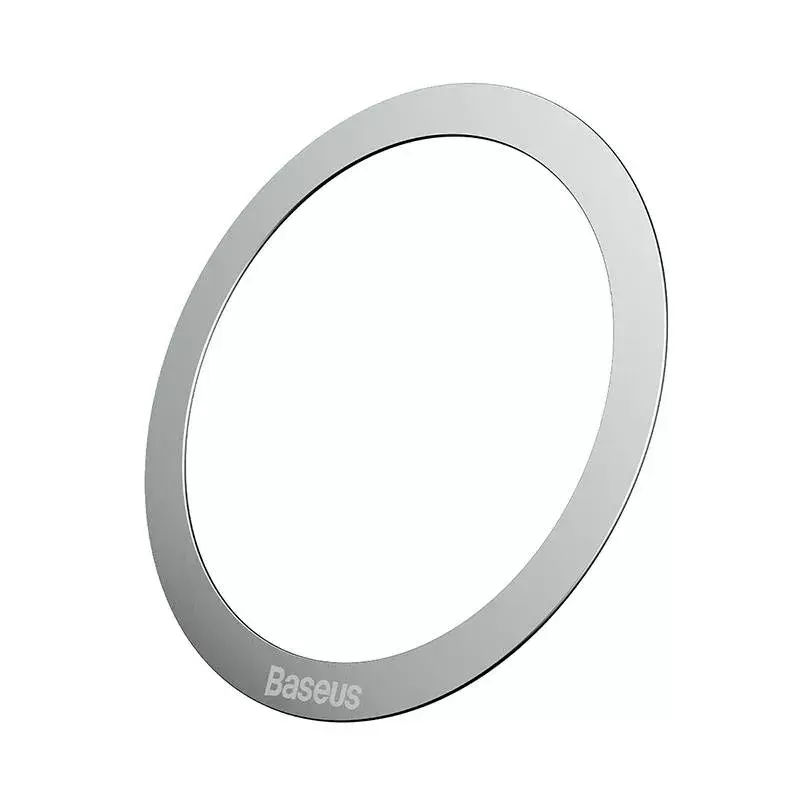 Anillo magnético Baseus serie Halo plateado — 2 uds. soportes de anillo para teléfono