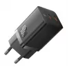 Cargador de pared Baseus GaN5 40 W, 2x USB-C (negro)
