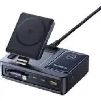 Cargador inalámbrico Baseus NOMOS 5 en 1 140W – estación de carga para varios dispositivos