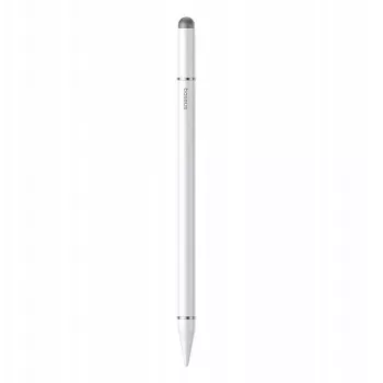 Lápiz táctil Baseus Smooth Writing III 3 en 1 versión magnética – pasivo, blanco