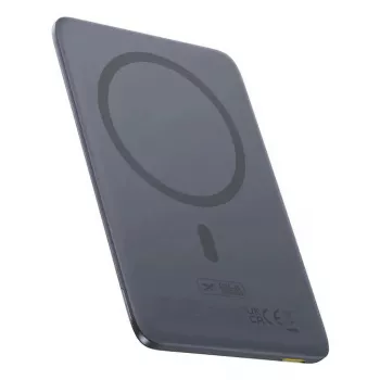 Batería externa portátil Baseus PicoGo ultrafina 5000 mAh, salida 20 W, carga inalámbrica, USB-C, gris