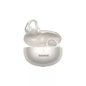 Auriculares TWS open-ear Baseus BOWIE MC1 – blanco, diseño open-ear, inalámbricos