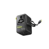 Cargador Baseus EnerCore CG11 — cargador rápido de CA para interiores, 2x USB‑C, cable de 1 m, negro