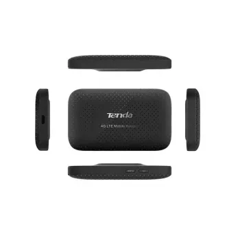 Router portátil TENDA 4G185 — banda única 2,4 GHz, Wi‑Fi 4 (802.11n), LTE 4G, 150 Mbit/s, ranura SIM, USB, 2 antenas internas, alimentado por batería