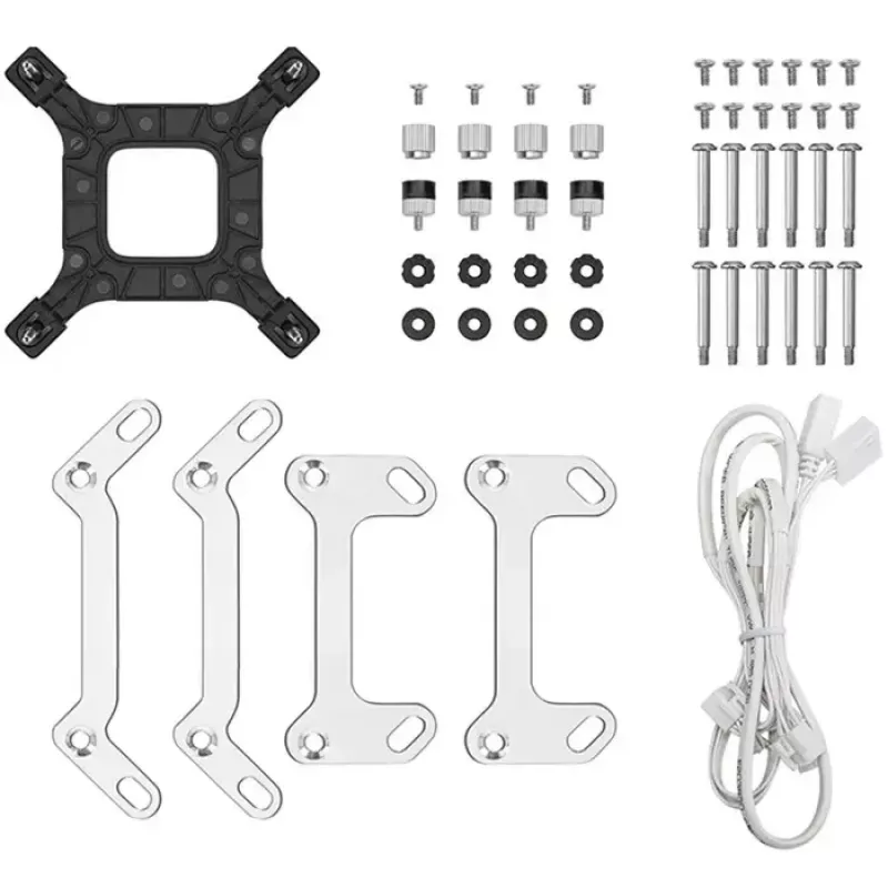 Refrigeración líquida para CPU DeepCool LD360 blanco con radiador de 360 mm