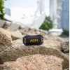 Altavoz para fiestas Beafon AGM Mag Rock — inalámbrico 8 W, batería 1800 mAh, hasta 10 h, negro/naranja, control de volumen por botones