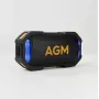 Altavoz para fiestas Beafon AGM Mag Rock — inalámbrico 8 W, batería 1800 mAh, hasta 10 h, negro/naranja, control de volumen por botones