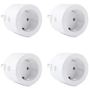 Enchufe inteligente IMOU CE2P 16A pack de 4 uds. – enchufe controlable por Wi-Fi, 16A de corriente nominal