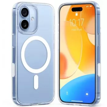 Funda transparente Torras Guardian-Magnetic Series para iPhone 17 compatible con MagSafe diseño fino