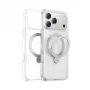 Funda protectora transparente Torras para iPhone 17 Pro – Spin Series funda transparente fina y ligera