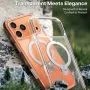 Funda para móvil Torras Ostand Spin Series para iPhone 17 Pro Max transparente – funda protectora transparente