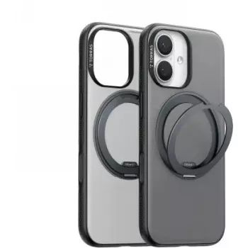 Funda protectora Torras Fitness Series para iPhone 17 — negra, diseño fino resistente a impactos