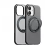 Funda protectora Torras Fitness Series para iPhone 17 — negra, diseño fino resistente a impactos