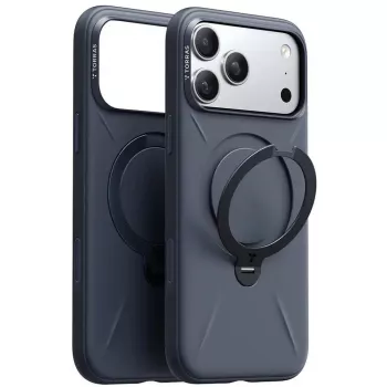 Funda para móvil Torras Spin Softune Series para iPhone 17 Pro, azul marino, funda protectora suave