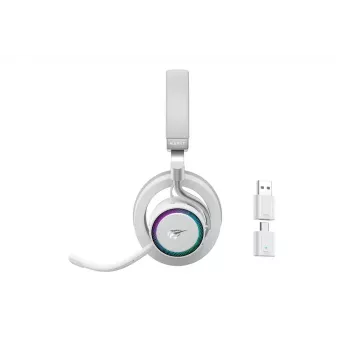 Auriculares HAVIT Fuxi-H8 — inalámbricos y con cable, Bluetooth, 20–20000 Hz, 10 m de alcance, 300 g, blanco